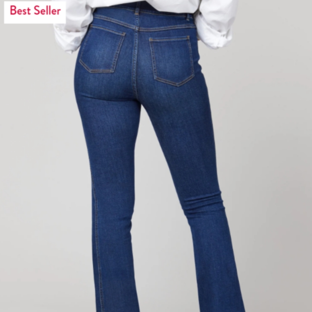 Spanx Flare Jeans, S/P Midnight Blue - Picture 4 of 4